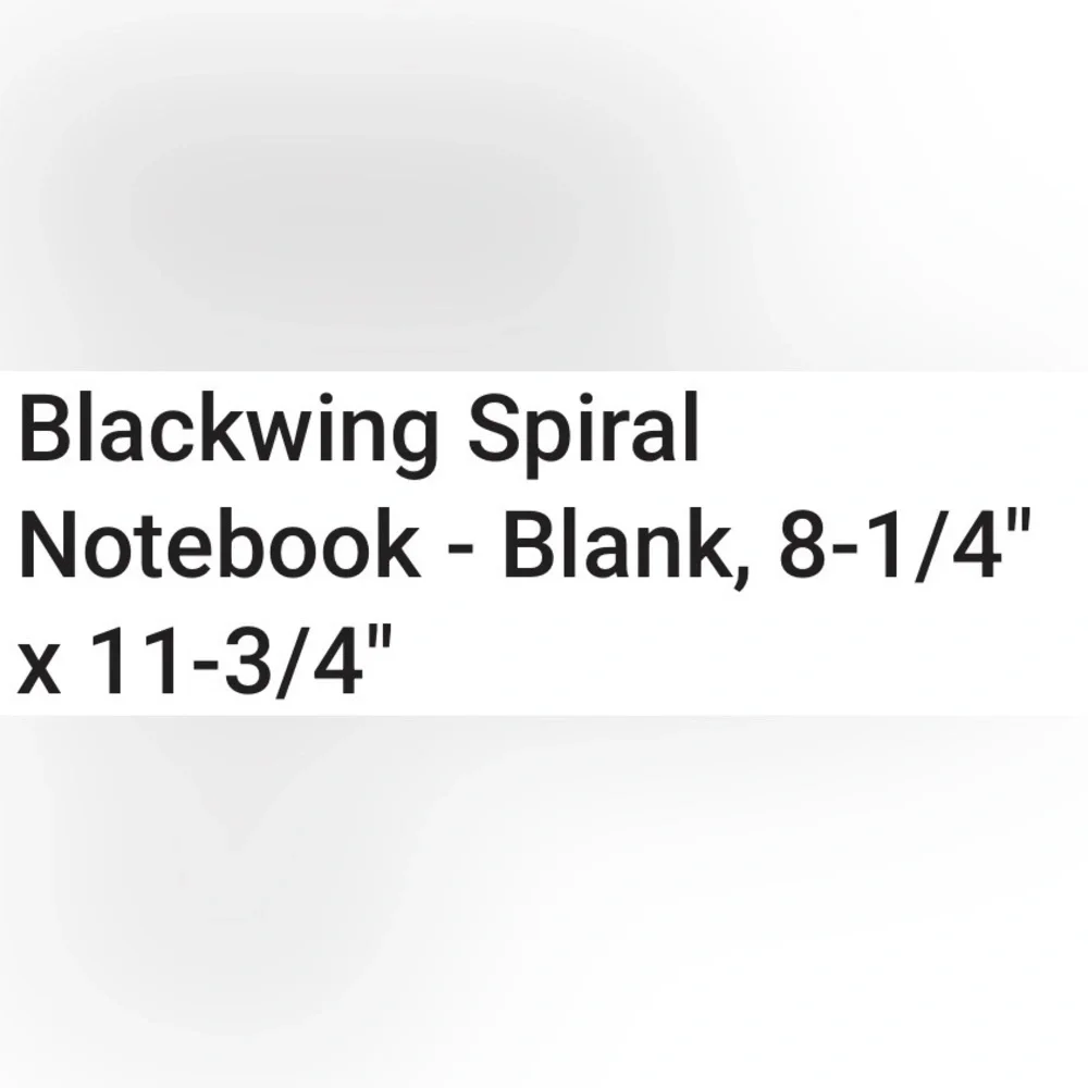 NWT BLACKWING NOTEBOOK BUNDLE W/ BLACKWING WOODEN PENCIL CASE FOR A DEAL!